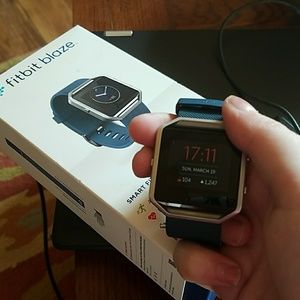 Small Blue Fitbit Blaze