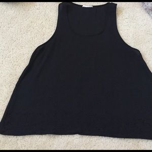 Black tank top