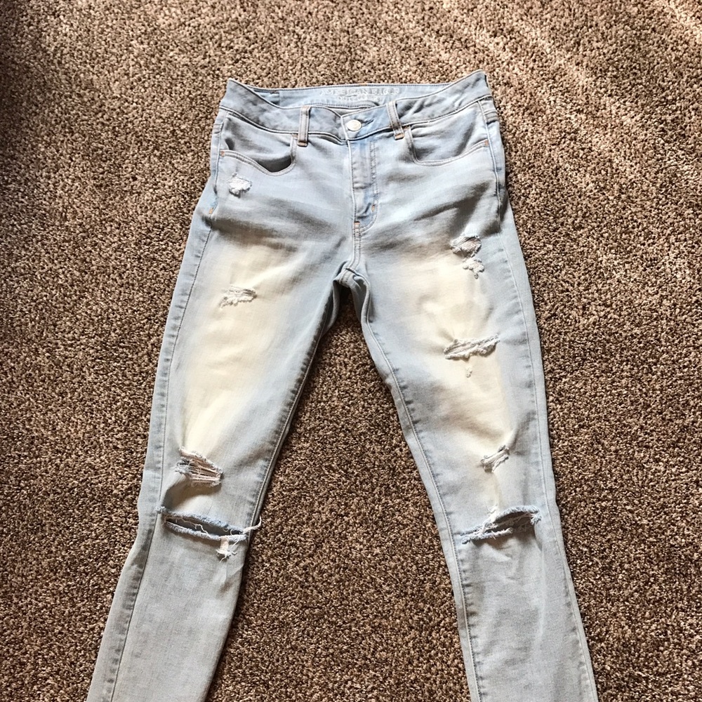 American Eagle High Rise Super Stretch Jeans