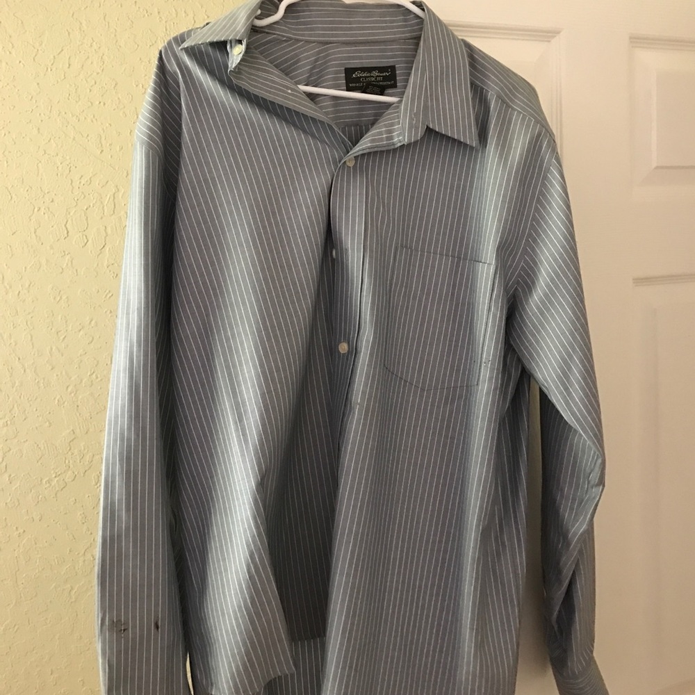 Eddie Bauer classic fit button up shirt