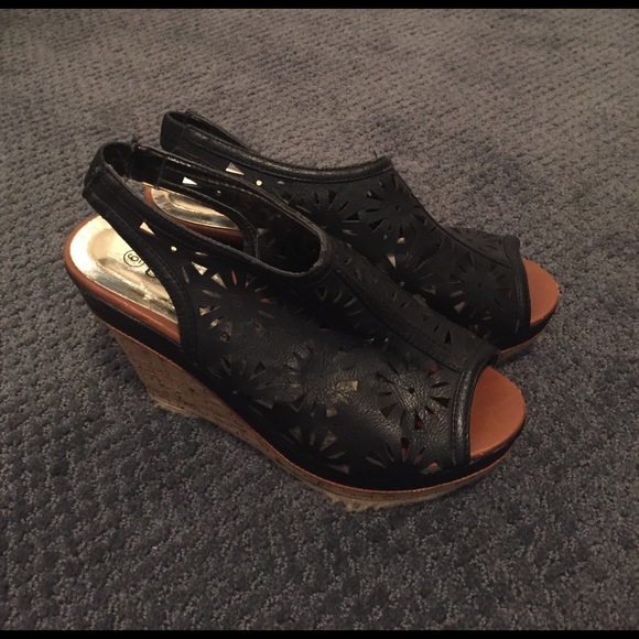 Bucco black Wedge shoes - Picture 1 of 3
