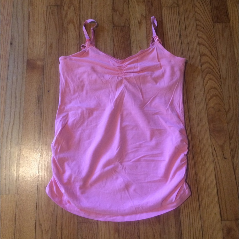 Pink / coral Motherhood nursing camisole