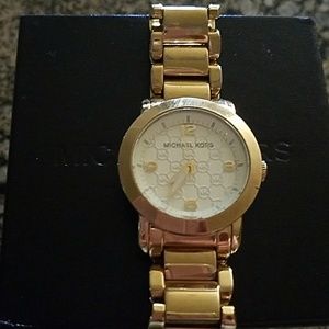 Gold authentic MK watch