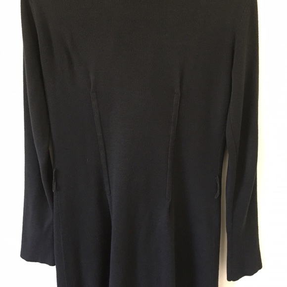•SOLD• CAbi Black French Trench Sweater Jacket - Picture 4 of 7