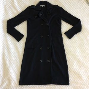 •SOLD• CAbi Black French Trench Sweater Jacket
