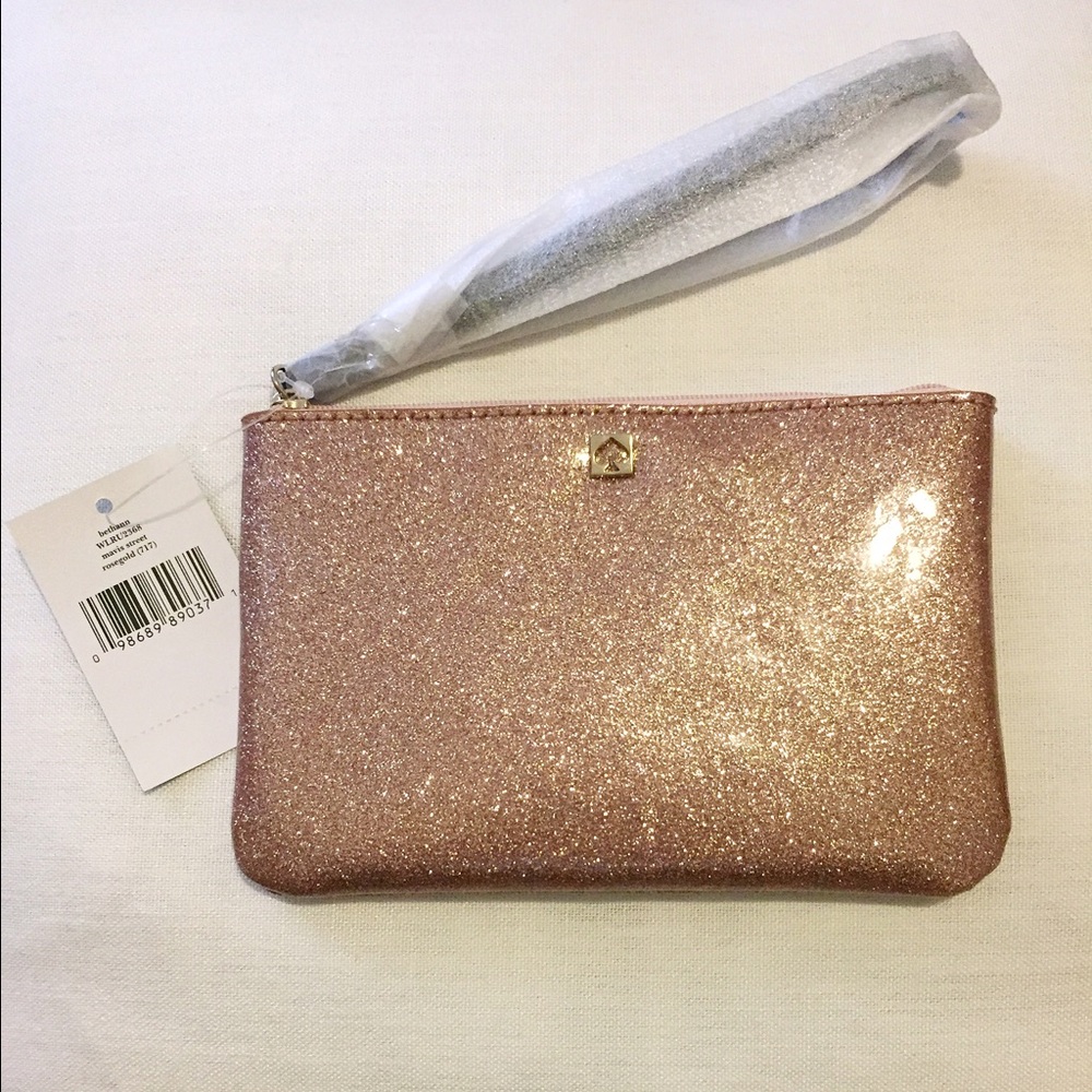 Kate Spade Rose Gold Bethann Wristlet