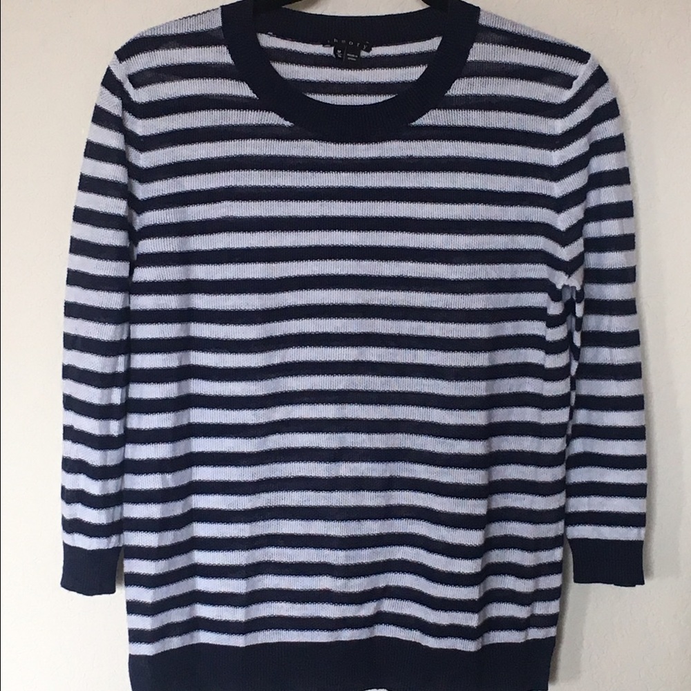 Theory striped sweater.