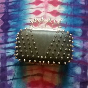 Brass Knuckle Clutch Purse