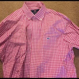 Vineyard Vines Gingham Plaid Button-up