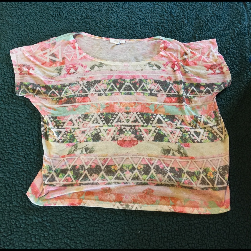 Floral crop top