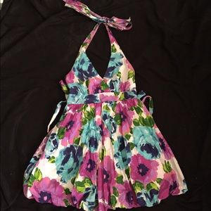 Floral Halter Dress