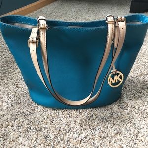 Michael Kors turquoise purse