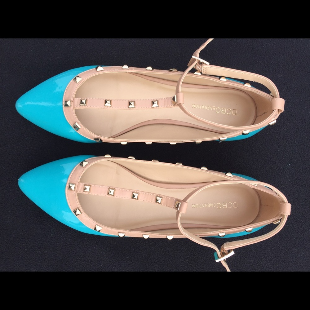 Held for Mia- BCBG pointy studded flats
