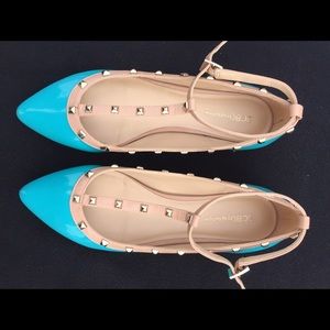 Held for Mia- BCBG pointy studded flats