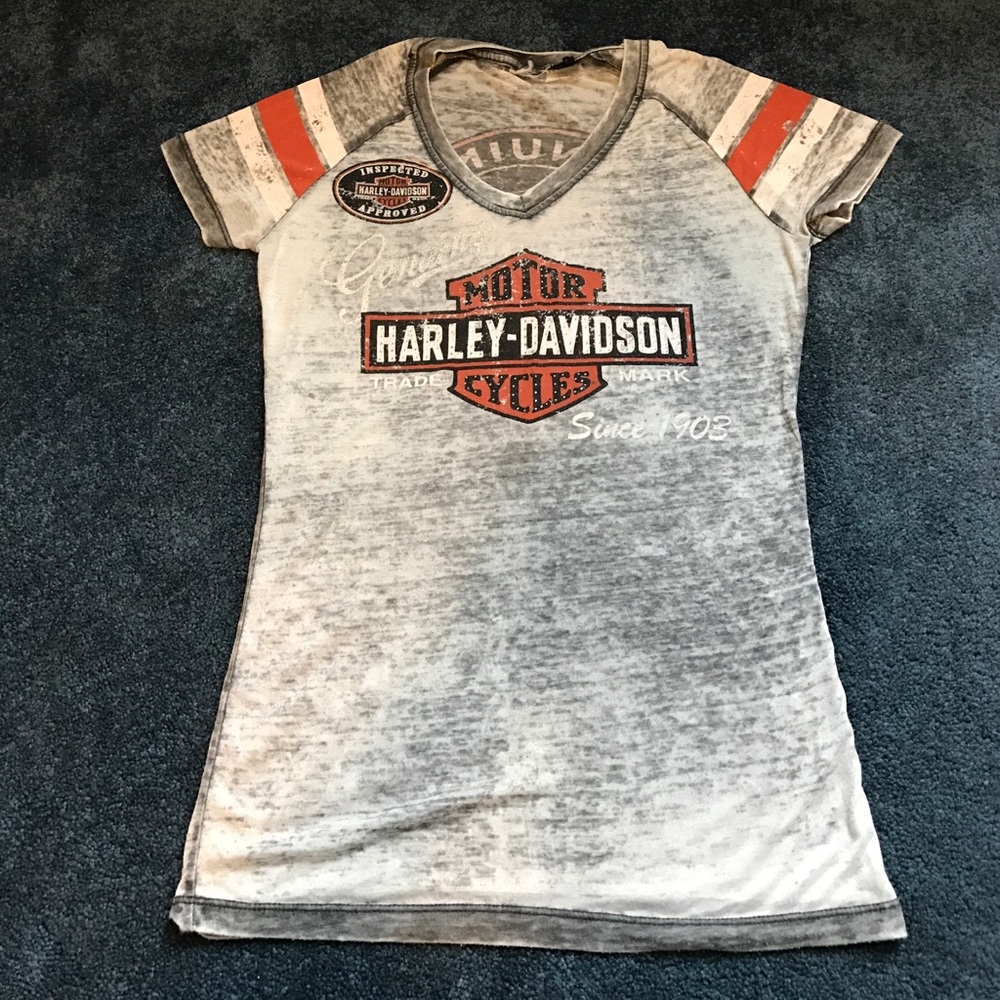 Harley Davidson rhinestone Top