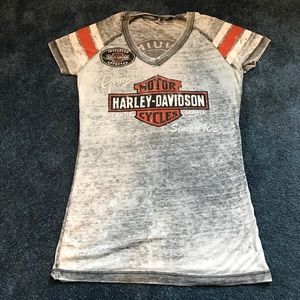 Harley Davidson rhinestone Top