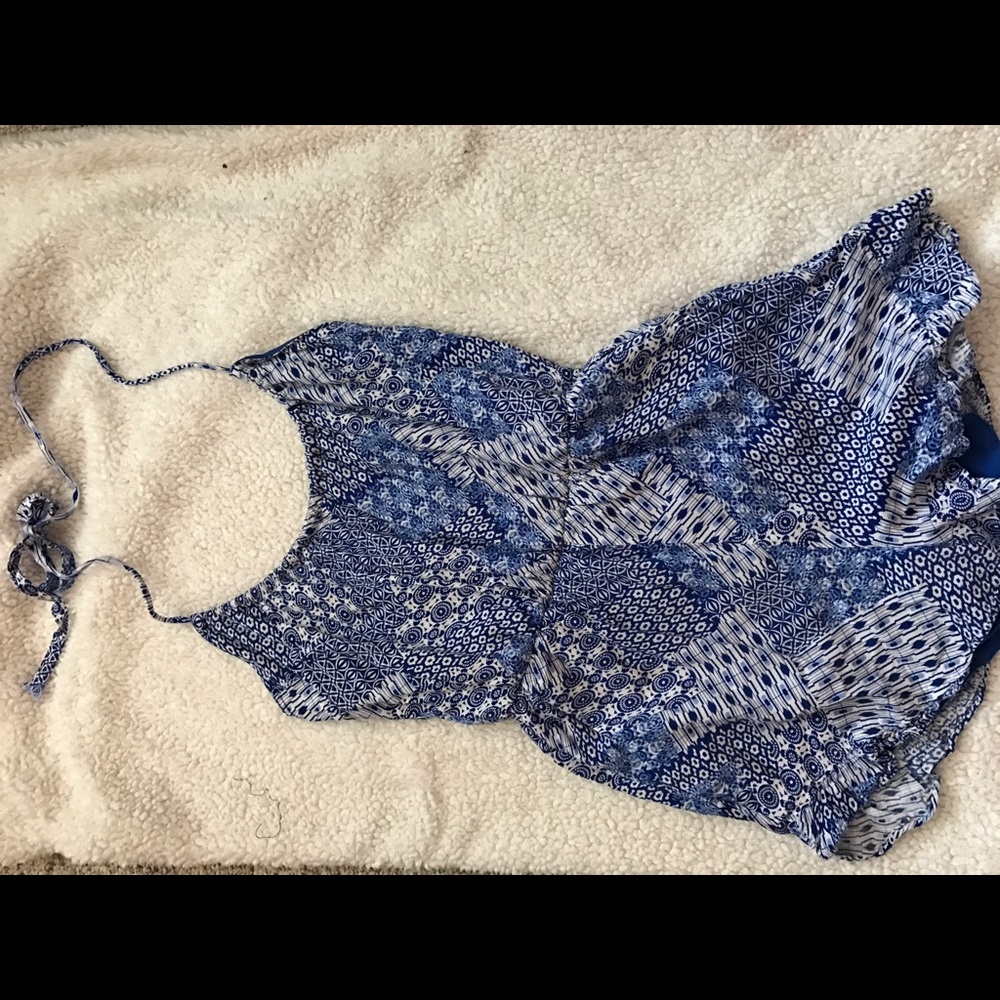 Open back romper