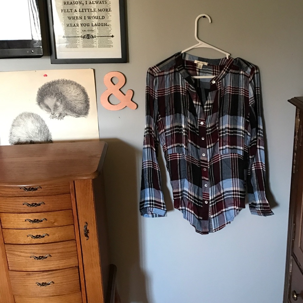 Plaid Button-Down - image 1