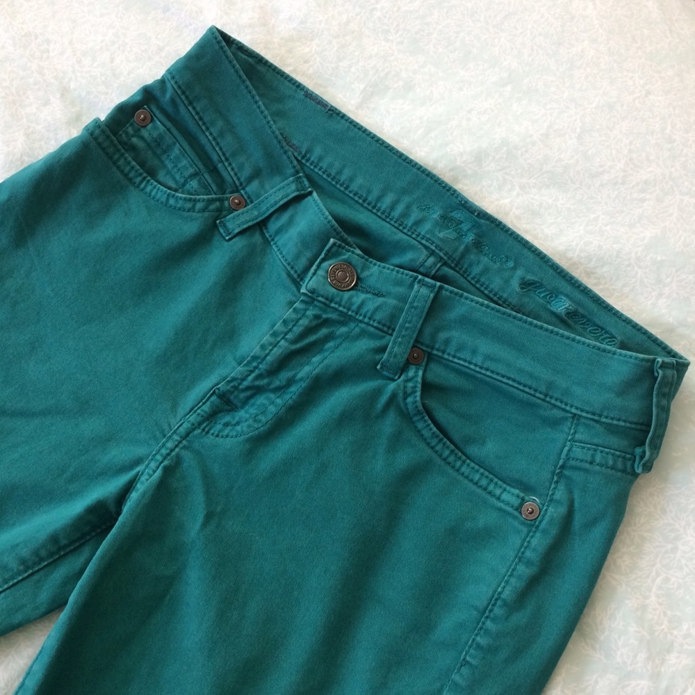 7 for all mankind gwenevere jeans in rich emerald