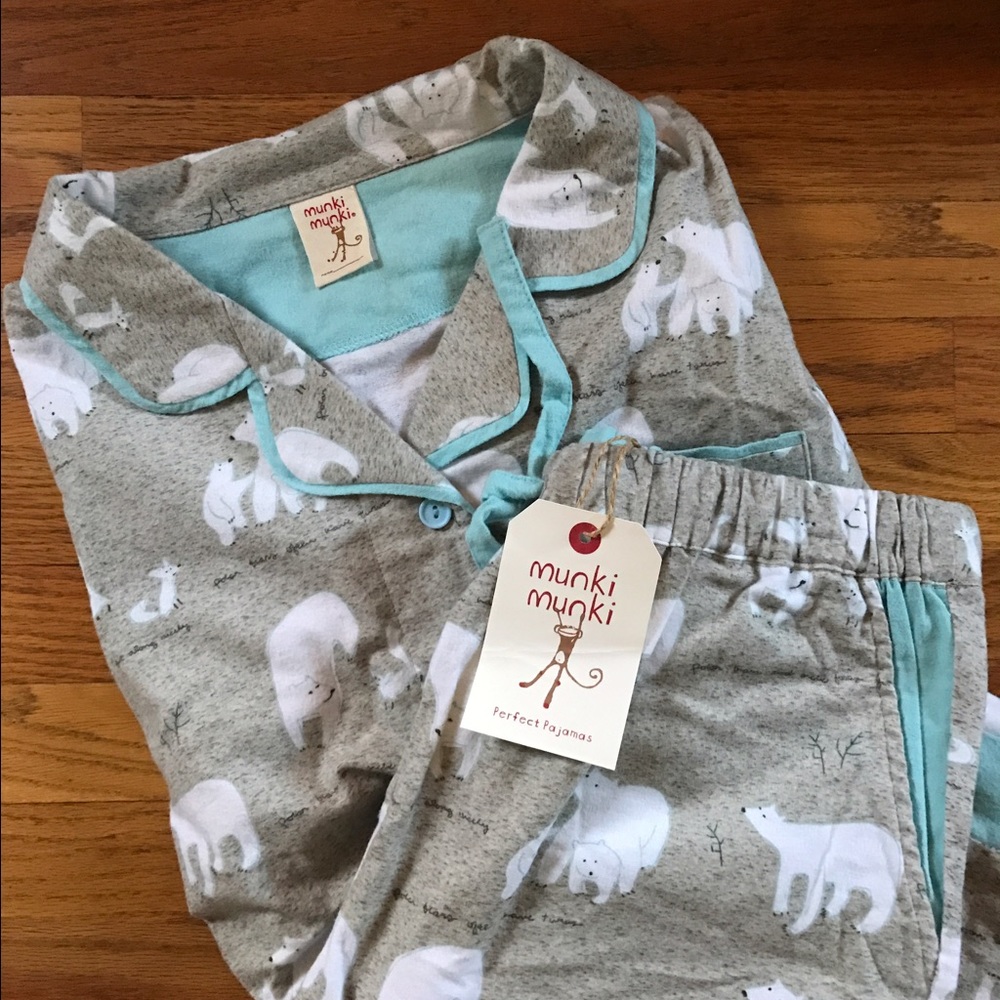 NWT Munki Munki Arctic Animals Pajamas