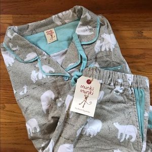 NWT Munki Munki Arctic Animals Pajamas
