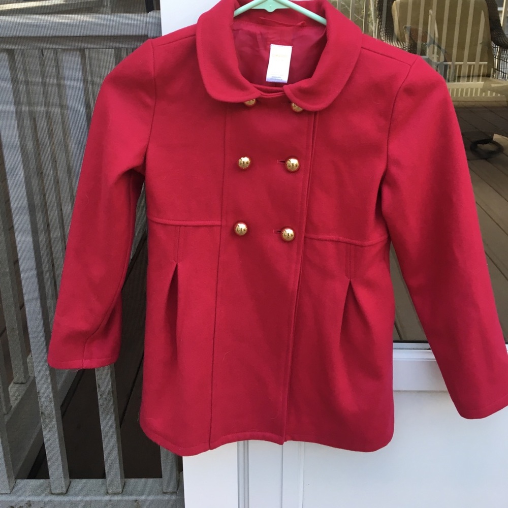 Reddish pink coat