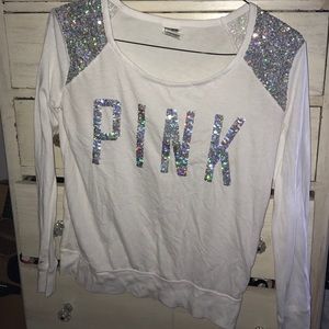 Pink Victoria's Secret long sleeve shirt