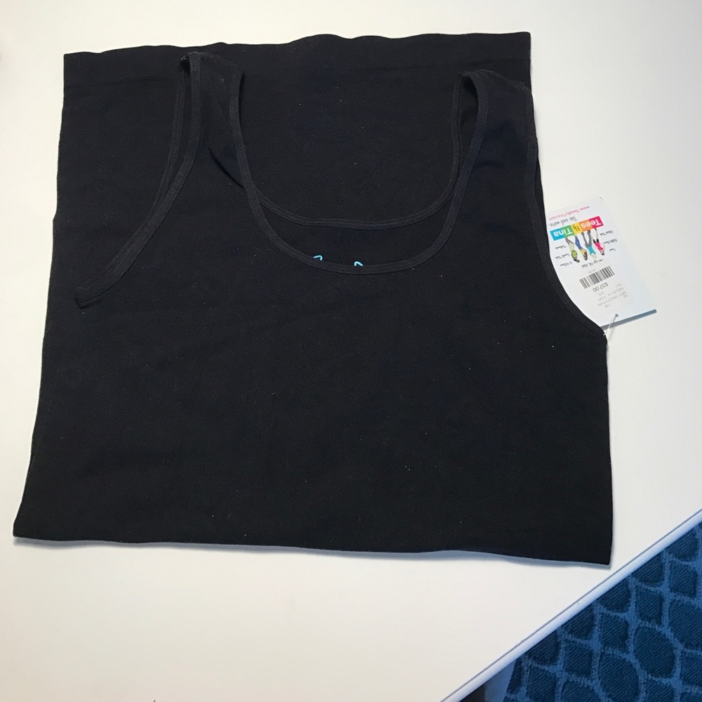 Black tank top