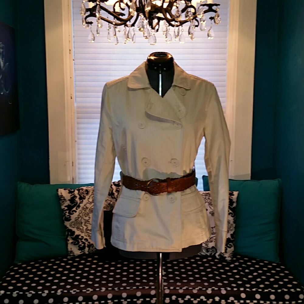 Gap twill double brested jacket
