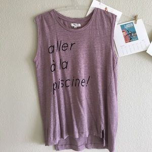Madewell graphic muscle tank