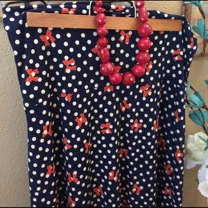 LuLaRoe Polka dot Maxi skirt