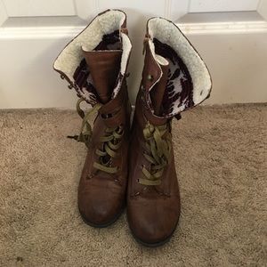 Brown boots