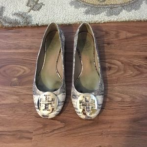 Sold! Tory Burch snakeskin flats