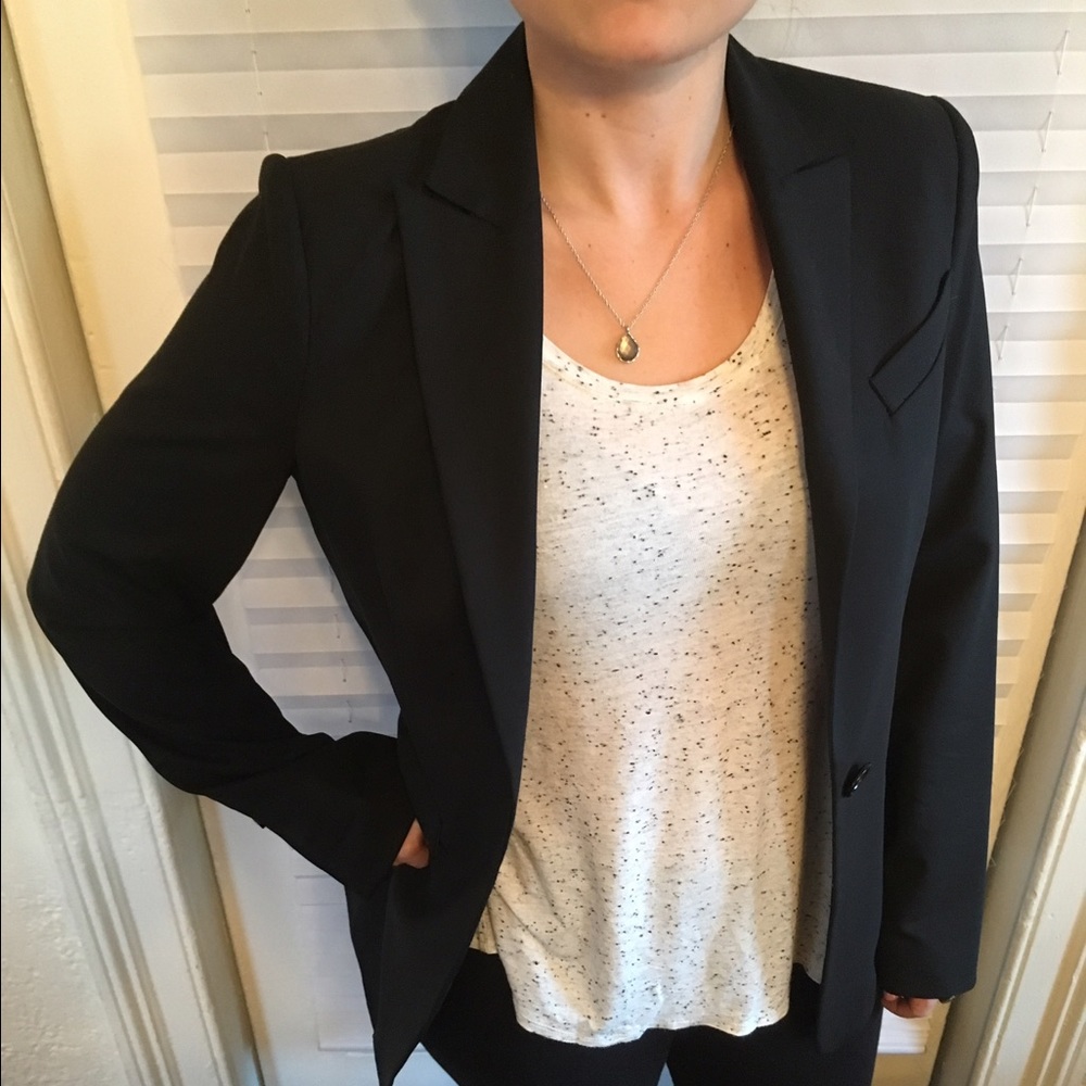 BCBGMAXAZARIA Black Blazer - size small.
