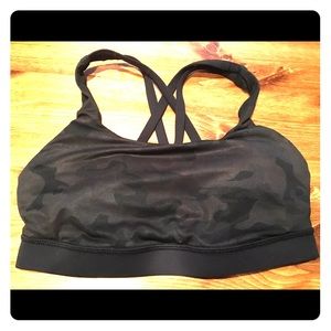 CAMO lulu energy bra, rare discontinued print sz 6