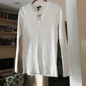 White Long Sleeved Sweater