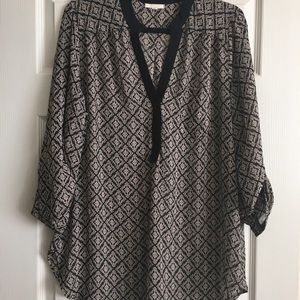 Black and cream tunic