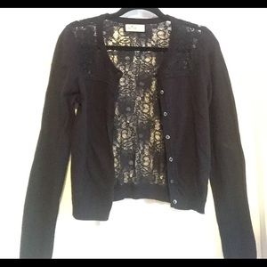 Navy Blue Hollister Cardigan