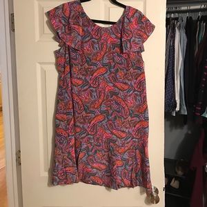 Jcrew paisley dress