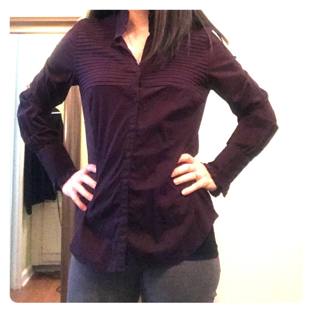 Loft Blouse - Maroon