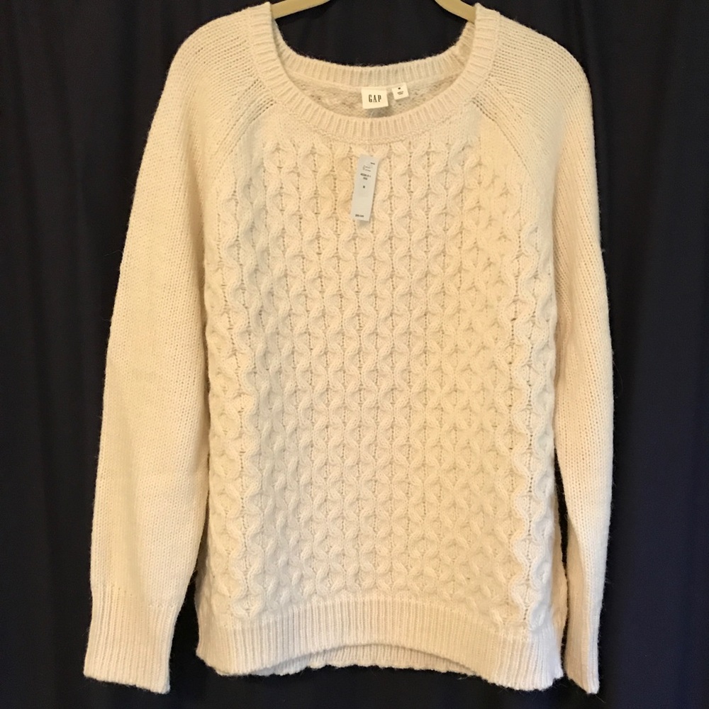 Gap off white wool sweater