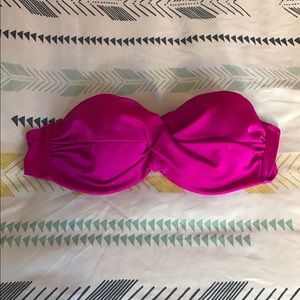 VICTORIA SECRET Fuchia Bandeau Swim Top