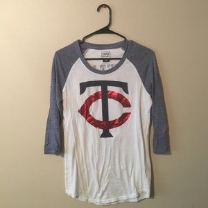 Minnesota Twins VS Pink baseball Tee