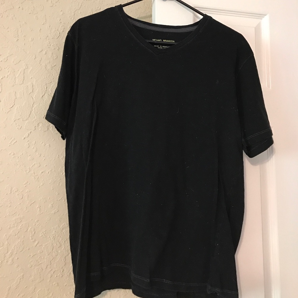 Black men's v  neck size large