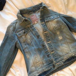 G-Star Distressed Jean Jacket