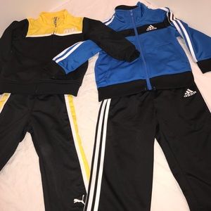2 Active Jogging Suits 18 MTHS PUMA & ADIDAS
