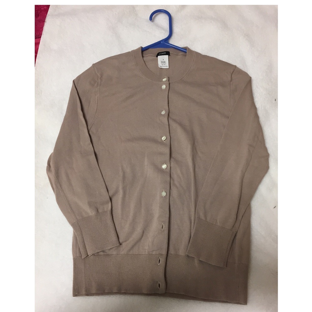 J Crew Beige Cardigan