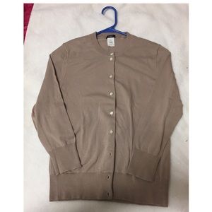 J Crew Beige Cardigan