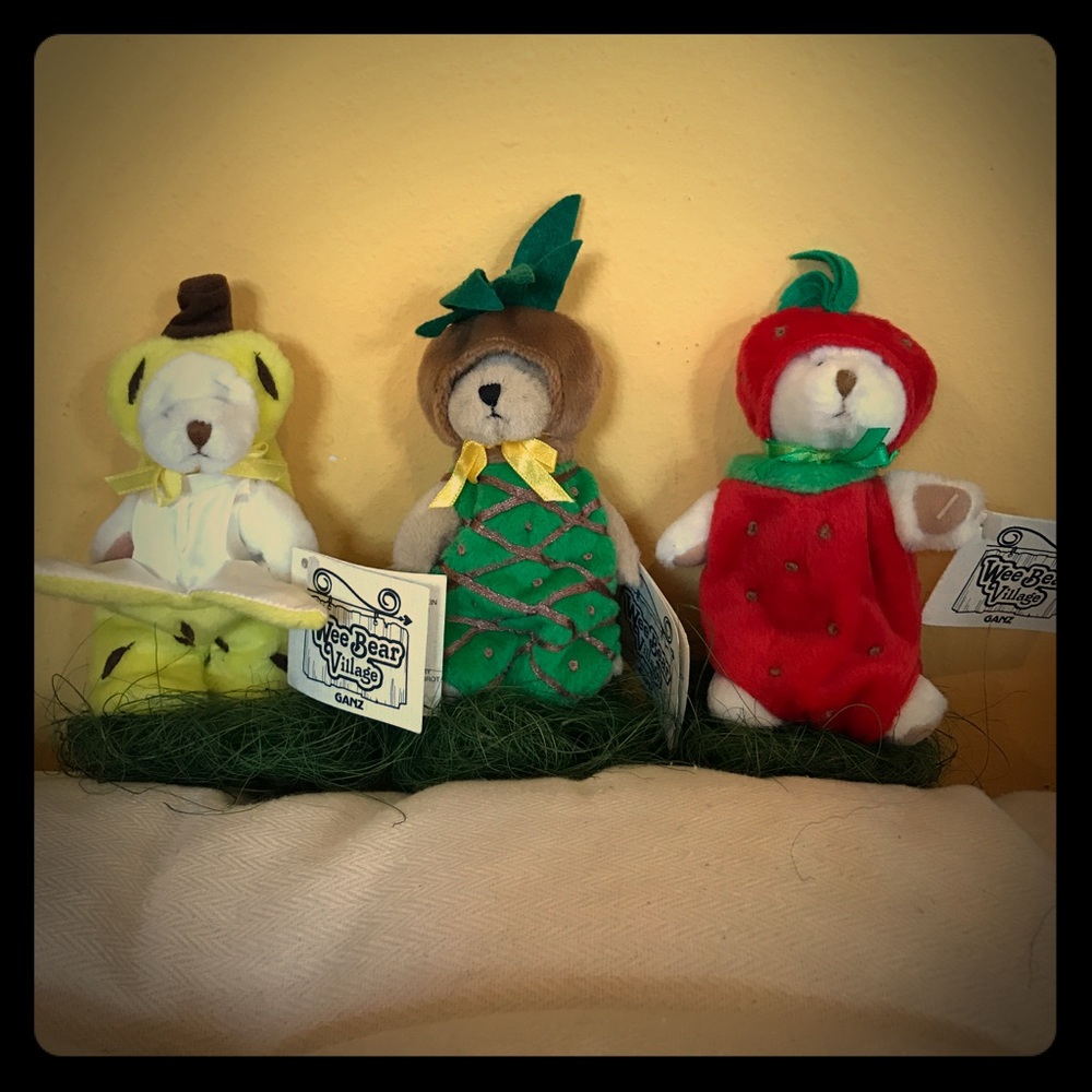 SOLD Wee Bear Fruity Teddies