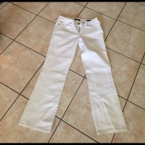 Jessica Simpson white jeans
